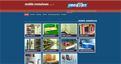 Desktop Screenshot of meble-metalowe.net